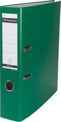 Pergamy ordner, voor ft A4, uit PP en papier, zonder beschermrand, rug van 7,5 cm, groen Pergamy ordner, voor ft A4, uit PP en papier, zonder beschermrand, rug van 7,5 cm, groen