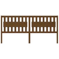 Hoofdbord 205,5x4x100 cm massief grenenhout honingbruin - thumbnail