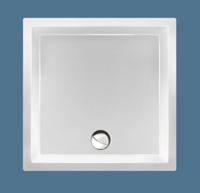 Xenz Society douchebak 100x100x12cm rechthoek Acryl Edelweiss 6876-03 - thumbnail