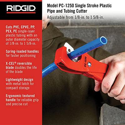 Ridgid Kunststofbuizenschaar | 3-42 mm | PP/PE/PB/CPVC/PVC, verbindingspijpen | 1 stuk - 23488 - 23488