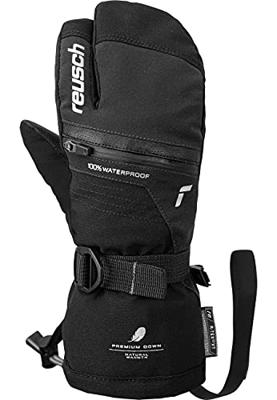Reusch Lando R-TEX® XT Junior Lobster 3 Vinger Handschoen Kinderen Black/Silver 4 - thumbnail