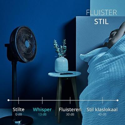 Duux DXCF10 Whisper Flex Smart Fan Statiefventilator Zwart - thumbnail