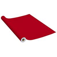 VidaXL Meubelfolie zelfklevend 500x90 cm pvc rood - thumbnail