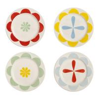 &k amsterdam Folk Bord Ø 17,5 cm - Set van 4 - thumbnail
