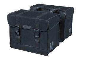 Basil kavan eco classic 58l dubbele fietstas zwart