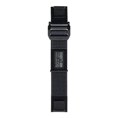 URBAN ARMOR GEAR Active Strap Samsung Galaxy Watch6 44/40mm, Watch6 Classic 47/43mm, Watch5 Pro 45mm, Watch4 44/40mm, Watch4 Classic 46/42mm (vervangingsbandje van nylon) grafiet