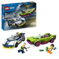 LEGO City politiewagen en snelle autoachtervolging 60415 - thumbnail