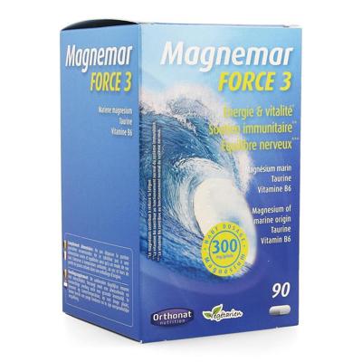 Orthonat Magnemar Force 3 Magnesium Capsules 90st Orthonat Magnemar Force 3 Magnesium Capsules 90st