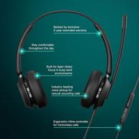 EPOS IMPACT 760 On Ear headset Kabel Stereo Zwart Telefoon - thumbnail
