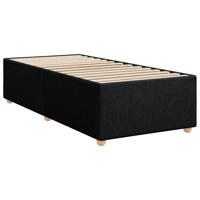 Bedframe zonder matras 80x200 cm stof zwart - thumbnail