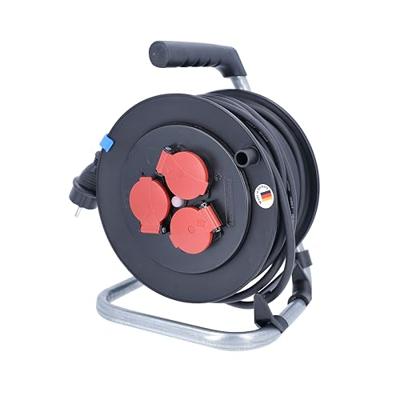 AS Schwabe 10116 Kabelhaspel 25.00 m Zwart Randaarde stekker