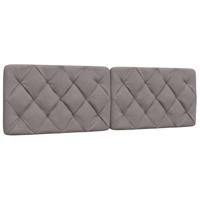 Bedframe zonder matras stof taupe 160x200 cm - thumbnail