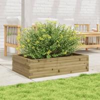 VidaXL Plantenbak 90x60x23 cm geïmpregneerd grenenhout - thumbnail