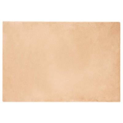 Nep Konijnenbont Tapijt Taupe 120 x 170 cm Polyester