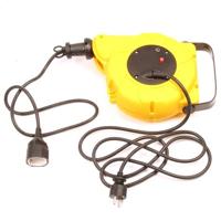 WandKabelhaspel wand 9+2 meter 3x 1,5 mm H05VV-F met oprolautomaat - thumbnail