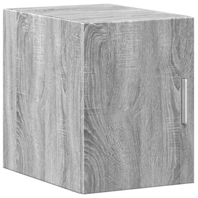 Opbergkast smal 30x42,5x225 cm bewerkt hout grijs sonoma eiken