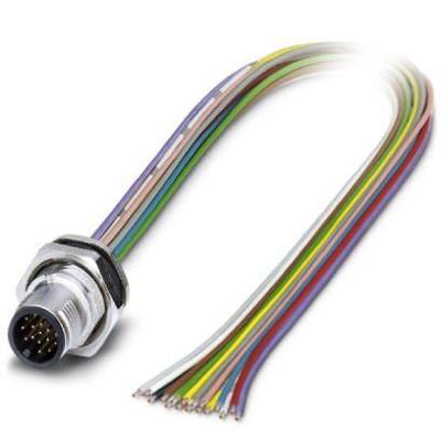 Phoenix Contact 1430475 Sensor/actuator inbouwconnector M12 Aantal polen (sensoren): 17 Stekker, inbouw 0.50 m 1 stuk(s) Phoenix Contact 1430475 Sensor/actuator inbouwconnector M12 Aantal polen (sensoren): 17 Stekker, inbouw 0.50 m 1 stuk(s)