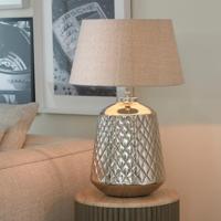 Rivièra Maison Tafellamp 'Maribel' Aluminium, 41cm (excl. kap) - thumbnail