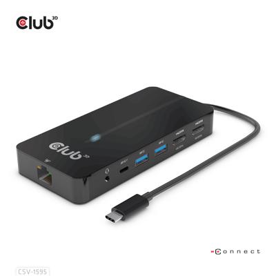 club3D USB-7-in1-HUB USB-C USB-C dockingstation Geschikt voor merk (dockingstation): Club 3D club3D USB-7-in1-HUB USB-C USB-C dockingstation Geschikt voor merk (dockingstation): Club 3D