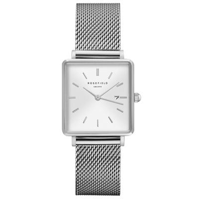 Rosefield The Boxy White Sunray Mesh Silver
