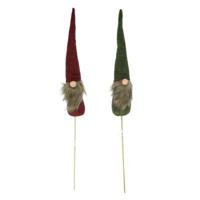 Kabouter op een stok 95 cm 2 assorti | 24 stuks - thumbnail
