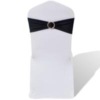 Decoratief stoellint met een diamant 25 stuks (zwart) - thumbnail