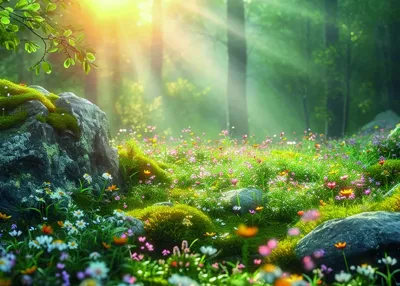 Alexsar Art Tuinschilderij bloemen zon 70x50cm