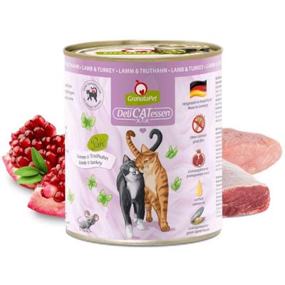 GRANATAPET DeliCATessen Salmon and turkey - nat kattenvoer - 800g