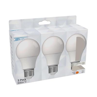 LED Lampen E27 - 806 lm - Koud wit licht - 3 lampen