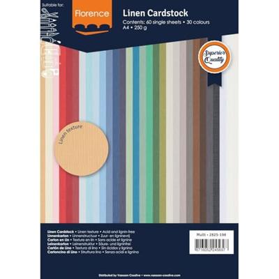 Florence • linnenkarton 250g a4 multipack 60x