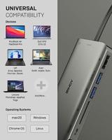 Dockstation LINDY 43323 Grijs - thumbnail