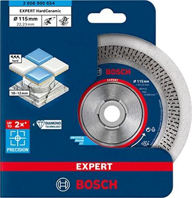 Bosch Accessoires EXPERT Hard Ceramic diamantdoorslijpschijf 115 x 22 |23 x 1 |4 x 10 mm - 2608900654