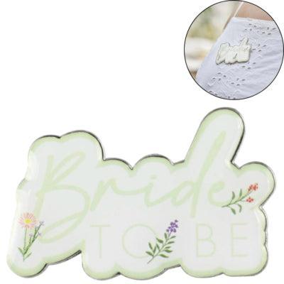 Ginger Ray badge bride to be 5 cm | 30 stuks