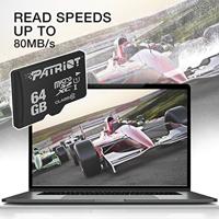 Patriot LX Series microSDXC 64 GB geheugenkaart - thumbnail