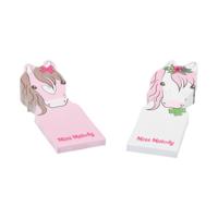 Miss Melody notitieboekje 8,5 cm papier mintgroen 3 delig - thumbnail