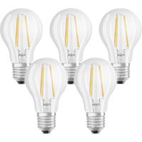 OSRAM HOMELIGHTING 4058075090569 LED-lamp Energielabel E (A - G) E27 Peer 7 W = 60 W Warmwit (Ø x l) 60 mm x 105 mm Filament / Retro-LED 5 stuk(s) - thumbnail