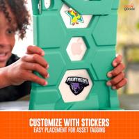 STM Goods Duxling Kids Back cover Groen, Transparant iPad Cover / tas - thumbnail
