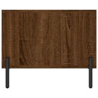 Salontafel 102x50x40 cm bewerkt hout bruineikenkleurig - thumbnail