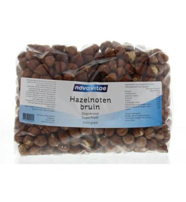 Nova Vitae Hazelnoten bruin ongebrand raw 1 Kilogram