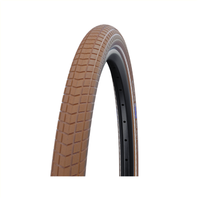 Schwalbe buitenband big ben 28x2.0 50-622 draad reflectie bruin