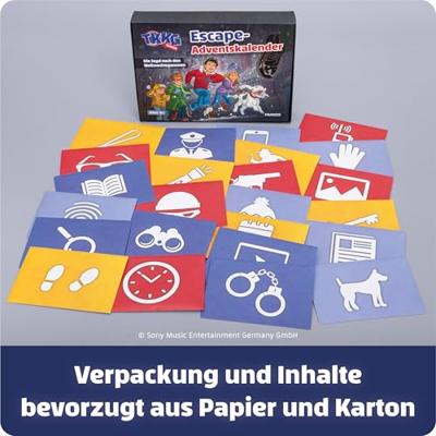 FRANZIS TKKGjunior Escape Adventskalender Familiespel Leeftijdsklasse Vanaf 8 jaar