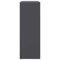 Dressoir 67x39x107 cm staal antracietkleurig - thumbnail