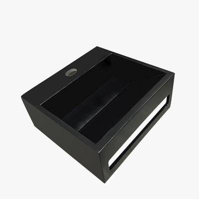 Wiesbaden Julia fontein Solid surface 30 x 28 x 12,5 cm mat zwart Wiesbaden Julia fontein Solid surface 30 x 28 x 12,5 cm mat zwart