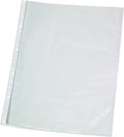Q-CONNECT geperforeerde showtas A4 11-gaatsperforatie glashelder 50 micron pak van 25 stuks - thumbnail