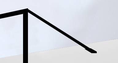 Best Design Best-Design "Noire" Muur Stabilisatie Stang 1200 mm