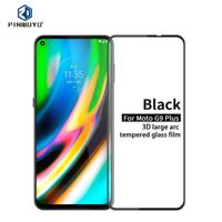Voor Motorola Moto G9 Plus PINWUYO 9H 3D Gebogen volledig scherm explosiebestendige tempered glass film (zwart) - thumbnail