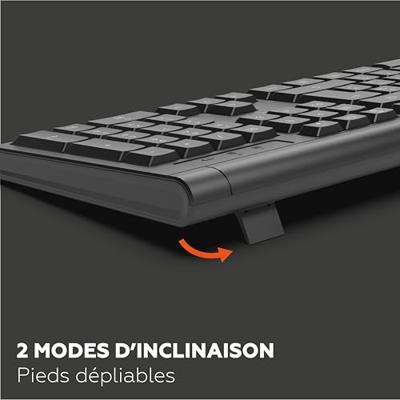 Toetsenbord en muisset - MOBILITY LAB - Alpha - Ergonomisch - Draadloos - Geïntegreerd numeriek toetsenblok