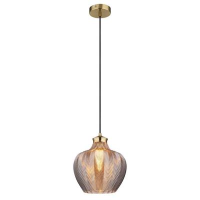 Globo HanglampJessica met gekleurd glas Ø 26cm - 15898H1