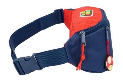 Heuptas Super Mario Trick Rood Donkerblauw 23 x 12 x 9 cm