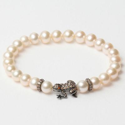 Lancaster JLA-BR-FROG-4-WH 16 mm Dames armband